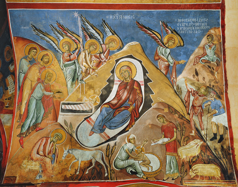 The Adoration of the Magi van Byzantine School