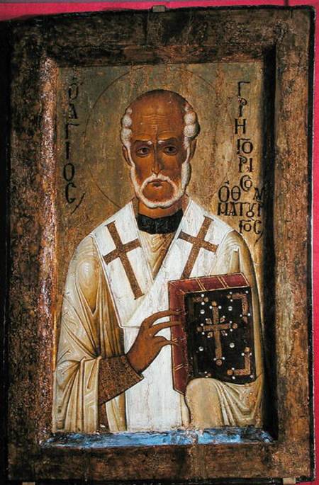 Icon of St. Gregory van Byzantine School
