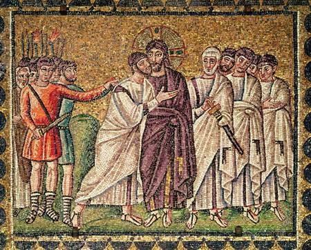 The Kiss of Judas, Scenes from the Life of Christ van Byzantine School