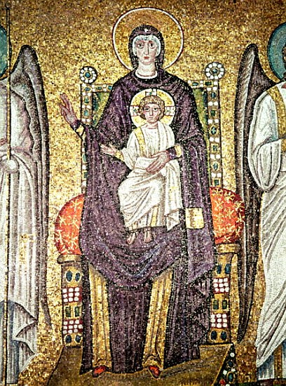 Virgin and Child, from the Procession of the Martyrs in the nave van Byzantine School