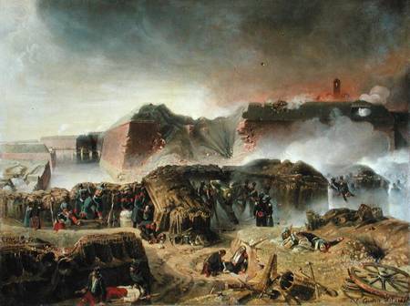 Siege of Antwerp van C. Courtois d'Hurbal