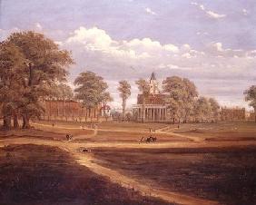View across Clapham Common towards North Side and The Pavement, 1878 (oil on canvas)