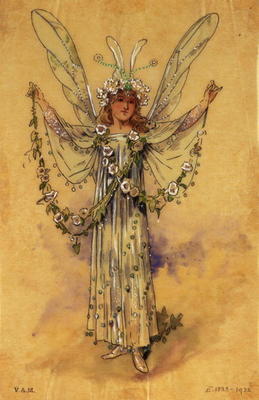 The Bindweed Fairy, costume for A Midsummer Night's Dream, produced by R. Courtneidge for the Prince van C. Wilhelm