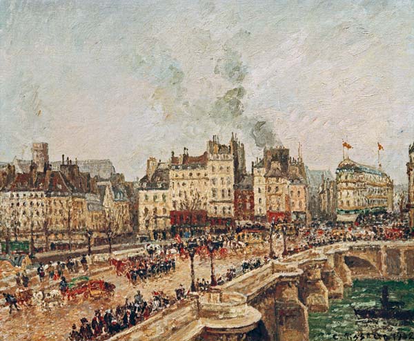 C.Pissarro, Le Pont Neuf van Camille Pissarro
