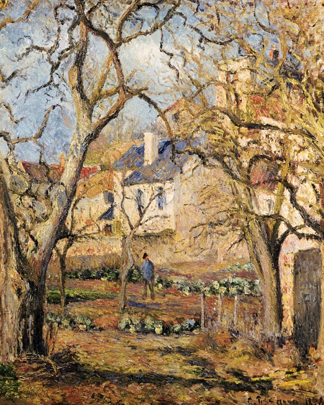 The Vegetable Garden van Camille Pissarro