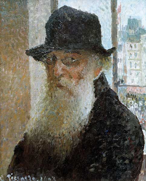 Selbstbildnis II van Camille Pissarro