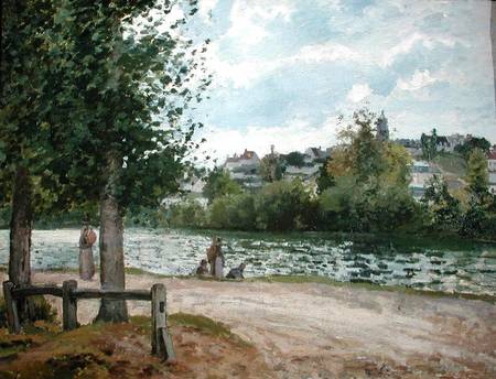 The Banks of the Oise at Pontoise van Camille Pissarro