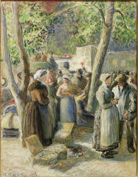 C.Pissarro, Der Markt in Gisors van Camille Pissarro
