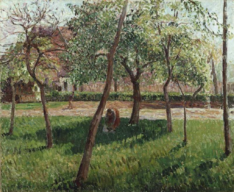 Garten in Eragny van Camille Pissarro