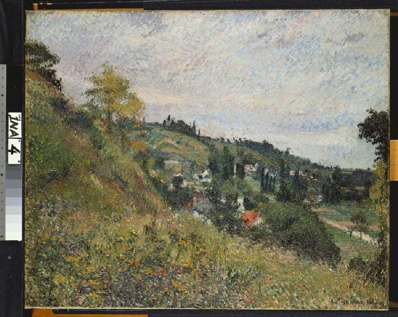 Hügelige Landschaft bei Auvers van Camille Pissarro