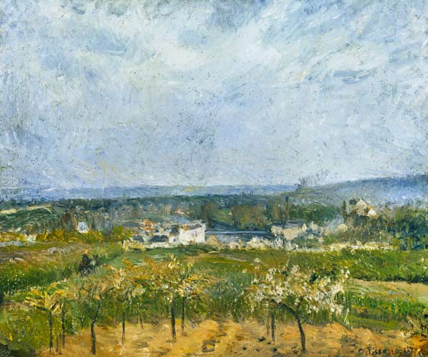 Landscape in Pontoise van Camille Pissarro
