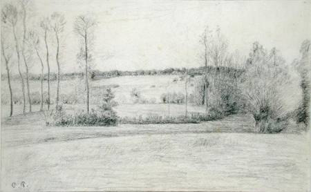 Landscape with Trees van Camille Pissarro