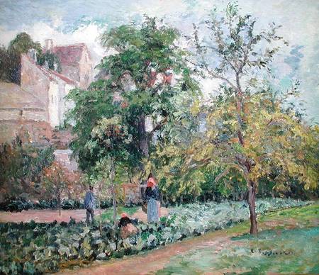Orchard at Maubisson, Pontoise van Camille Pissarro
