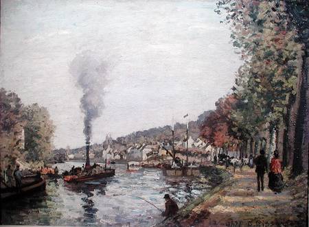 The Seine at Marly van Camille Pissarro