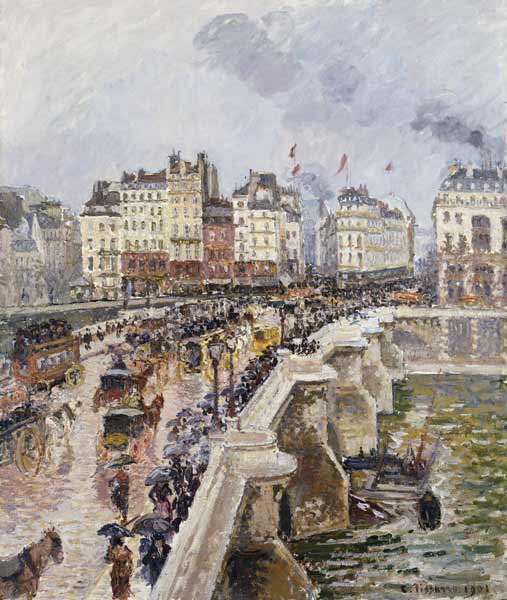 The Pont Neuf van Camille Pissarro