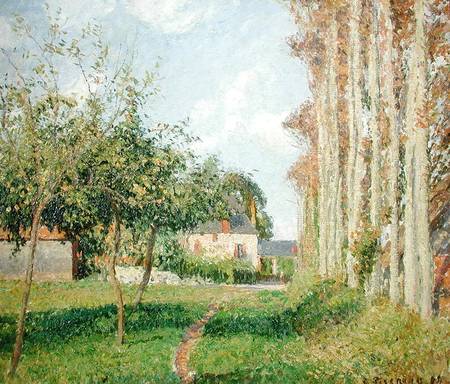 Varengeville, the Manor Inn, Afternoon van Camille Pissarro