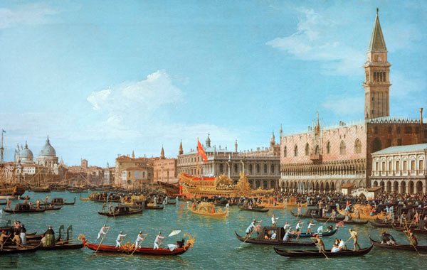 Venice / Il Bucintoro / Canaletto van Giovanni Antonio Canal (Canaletto)