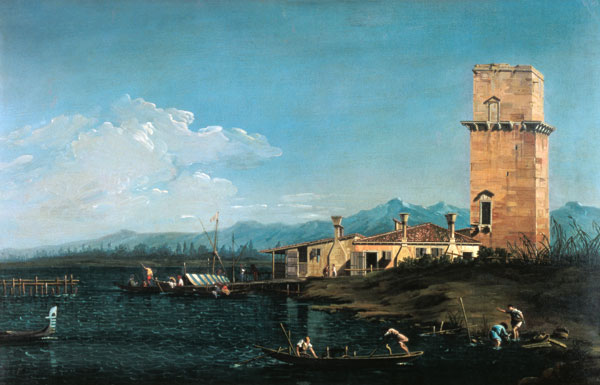 The Tower at Marghera van Giovanni Antonio Canal (Canaletto)