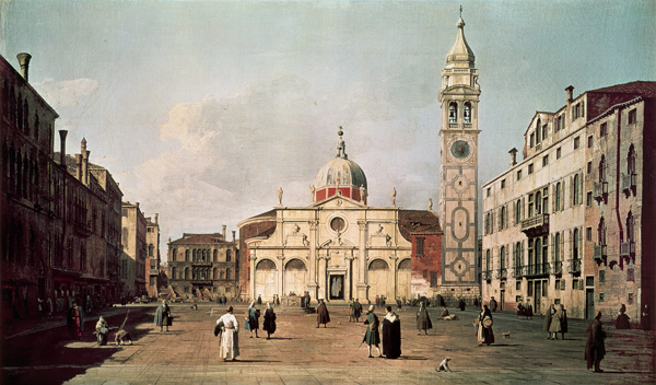 Campo Santa Maria Formosa van Giovanni Antonio Canal (Canaletto)