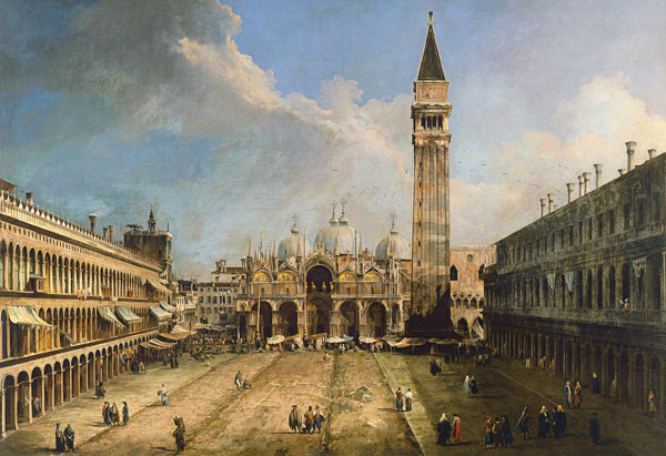 Piazza San Marco van Giovanni Antonio Canal (Canaletto)
