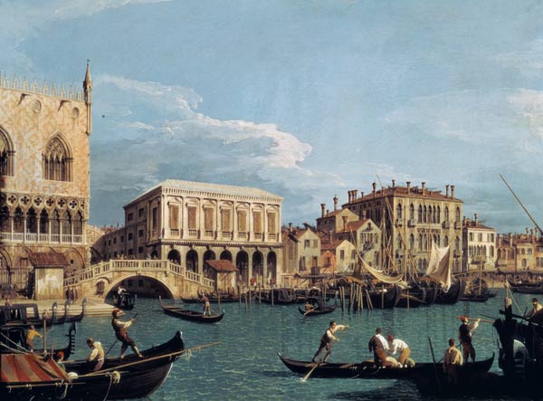 Venice / Riva degli Schiavoni /Canaletto van Giovanni Antonio Canal (Canaletto)