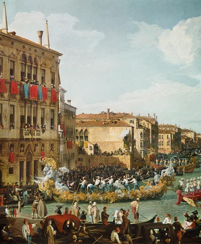 Carnival van Giovanni Antonio Canal (Canaletto)