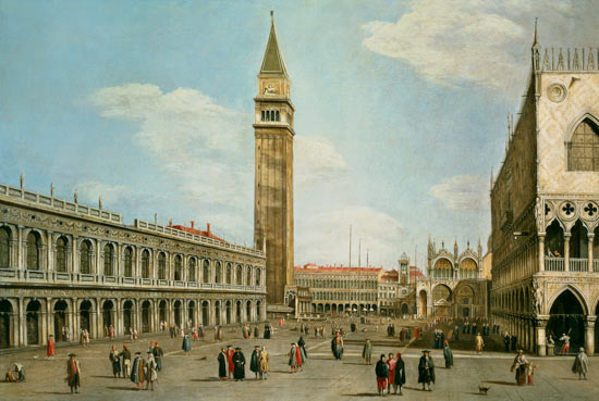 Piazza di San Marco van Giovanni Antonio Canal (Canaletto)