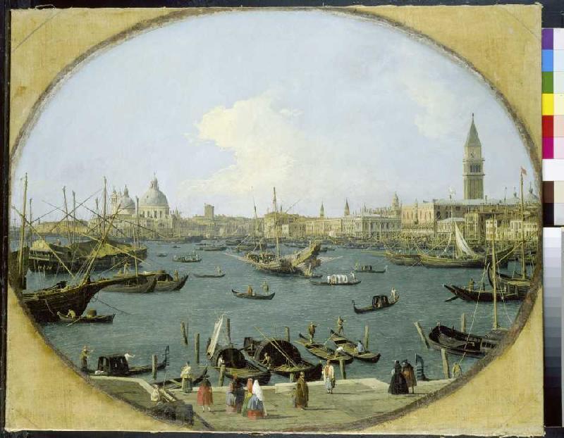 Venedig, von S.Giorgio Maggiore aus gesehen van Giovanni Antonio Canal (Canaletto)