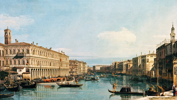 Venice, Canale Grande / Canaletto van Giovanni Antonio Canal (Canaletto)