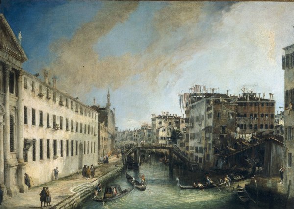 Venice, Rio dei Mendicanti / Canaletto van Giovanni Antonio Canal (Canaletto)