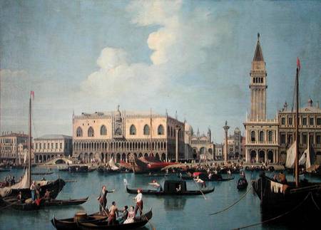 A View of the Grand Canal van Giovanni Antonio Canal (Canaletto)