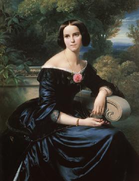Bildnis der Sophie Eugenie Freifrau von Mumm, geborene Lutteroth.