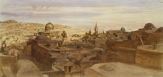 Jerusalem van Carl Friedr.Heinrich Werner