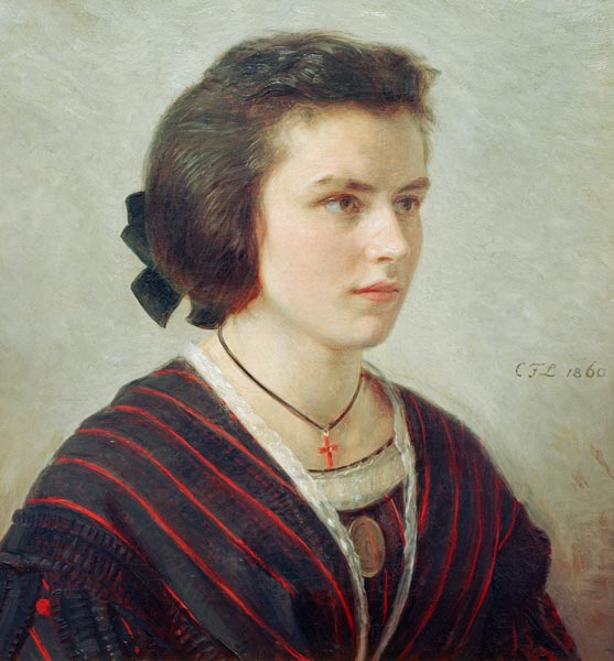 Bertha Lessing van Carl Friedrich Lessing