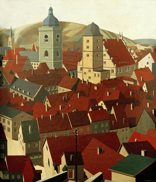 Marktbreit, 1931. van Carl Grossberg