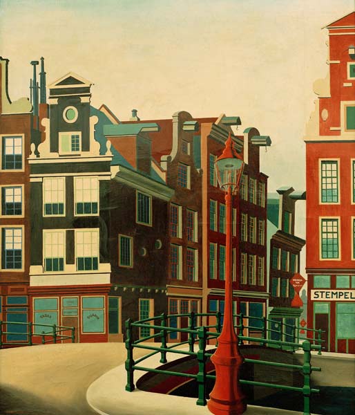 Amsterdam, Singelgracht, 1925. van Carl Grossberg