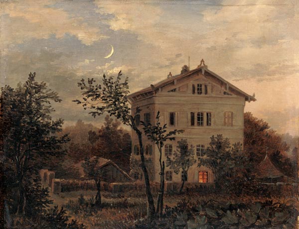 Das Haus Carus in Pillnitz. van Carl Gustav Carus
