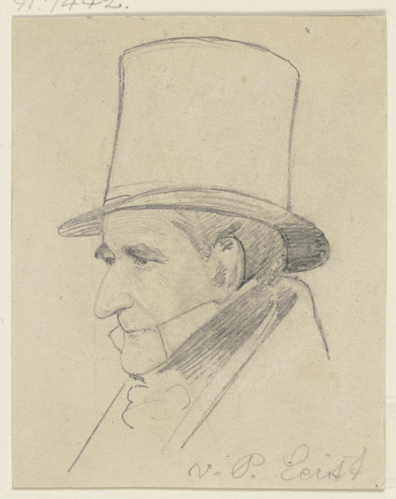 Portrait of P. Leist van Carl Hoff