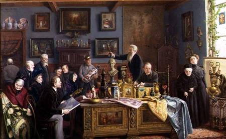 The Auction van Carl Johann Spielter