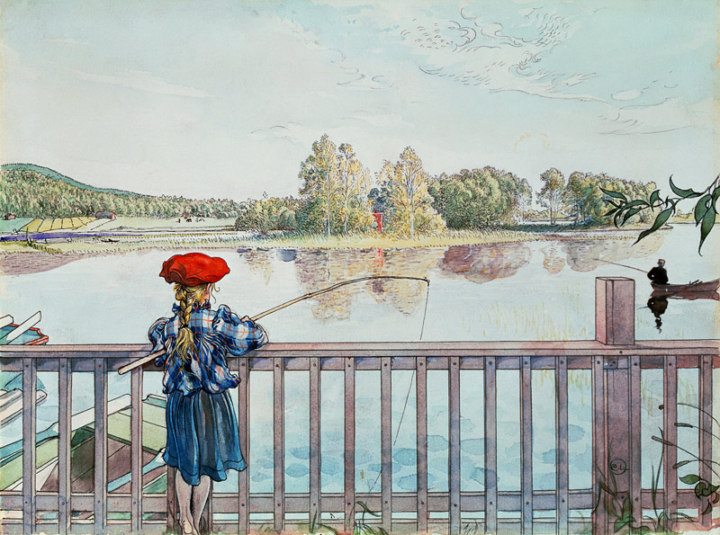 Lisbeth Angling, from 'A Home' series van Carl Larsson