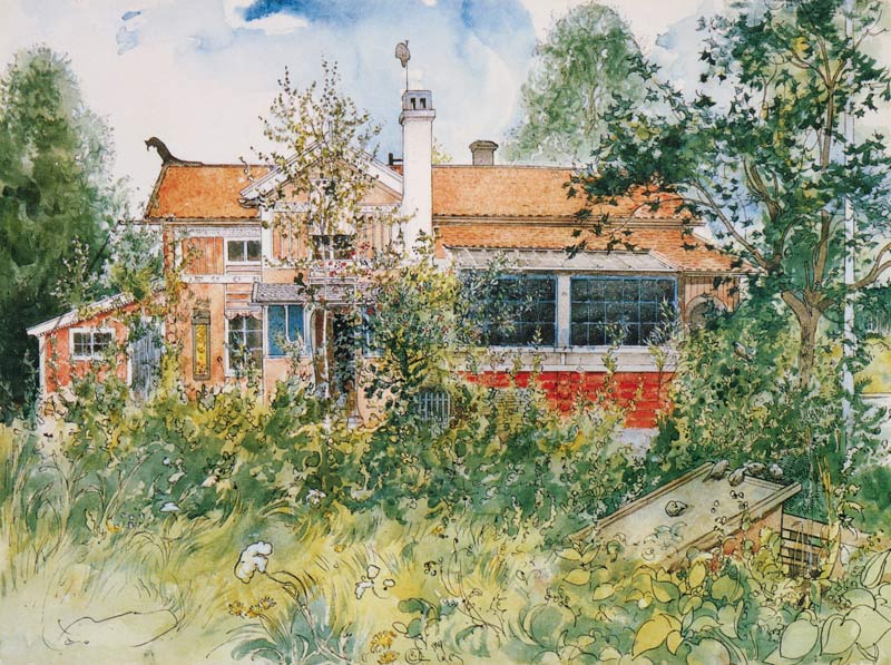 The Cottage, from 'A Home' series van Carl Larsson
