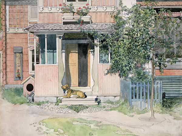 The Verandah, from 'A Home' series van Carl Larsson