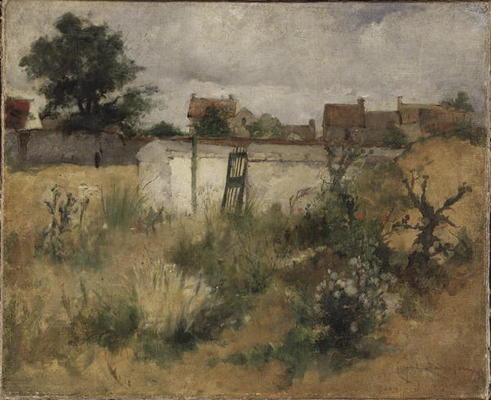 Landscape Study from Barbizon, 1878 (oil on canvas) van Carl Larsson