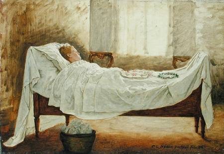 Deathbed van Carl Ludwig Jessen