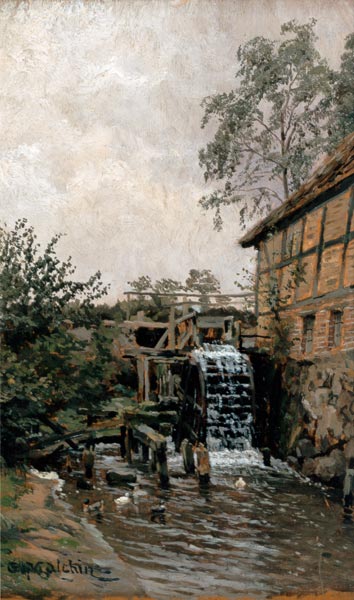 Wassermühle in Langen-Brütz. van Carl Malchin