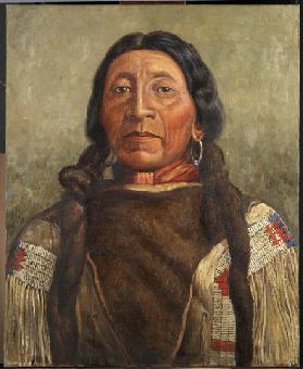 Pedro Cav-eta or Kai-ee-te (oil on canvas mounted on panel)