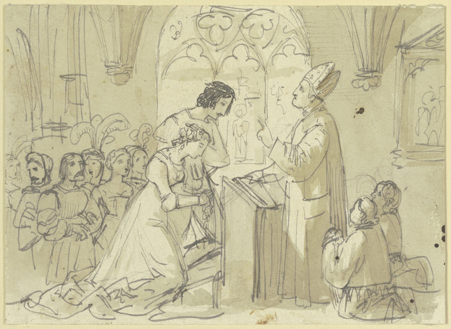 Die Hochzeit Reymunds und Melusinens van Carl Philipp Fohr