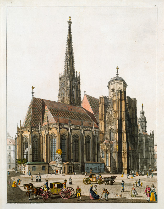 Vienna , St.Stephens Cath. van Carl Schütz