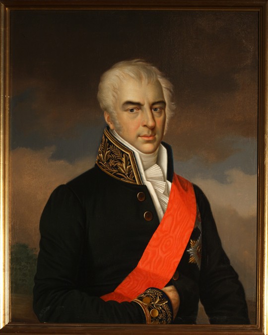Portrait of Count Alexei Kirillovich Razumovsky (1748-1822) van Carl Schulz