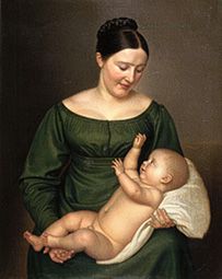 Mutter mit Kind. van Carl Sieg